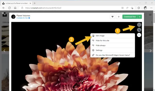 Microsoft Edge 111 thêm tính năng “Edit image” và cách sử dụng nó