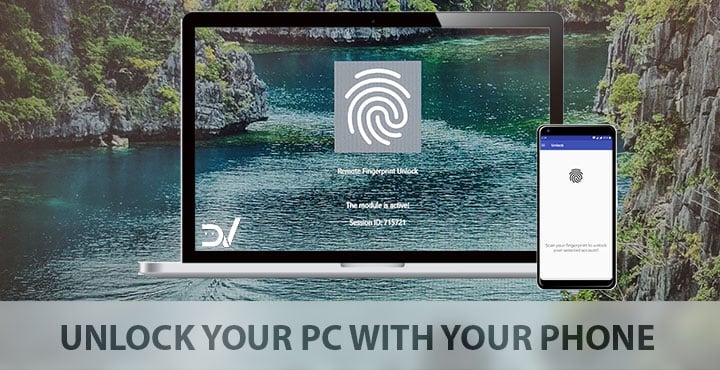 Cách mở khoá máy tính từ xa bằng vân tay trên điện thoại Android