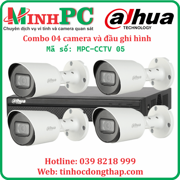 Combo camera giá rẻ cho gia đình MPC-CCTV 05 tại Cao Lãnh