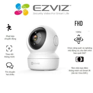 Camera WiFi EZVIZ C6N FullHD 1080P xoay 360 độ, đàm thoại 2 chiều