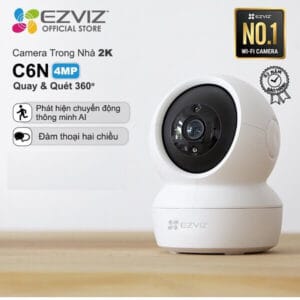 Camera wifi EZVIZ H6C 2K đàm thoại 2 chiều, theo dõi tự động