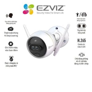 Camera Wifi Ezviz C3X 2mp tích hợp AI, báo động