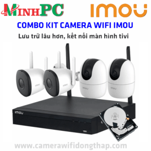Bộ KIT 2 camera wifi IMOU (02 camera trong nhà + 02 camera ngoài trời )
