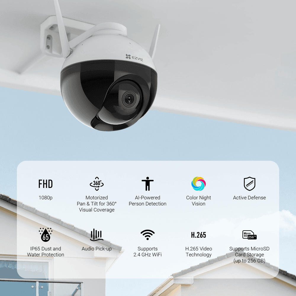 Camera wifi Ezviz C8C 2MP Full HD 1080P Full-Color