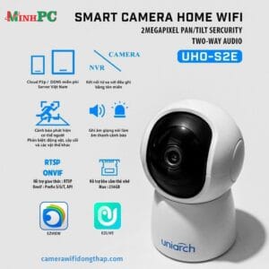 Camera wifi Uniarch UHO-S2E xoay 360, báo động