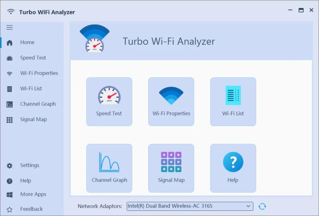 Turbo WiFi Analyzer - Kiểm tra tốc độ internet, thông tin mạng Wi-Fi và hơn thế