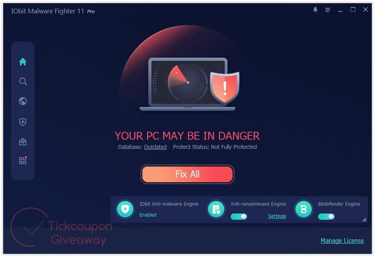 Nhận giấy phép IObit Malware Fighter 11 PRO miễn phí