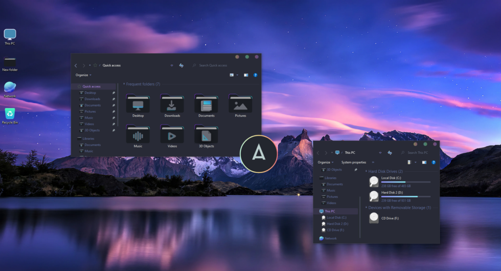 Andromeda Icon theme - Bộ icon pack dành cho Windows 10