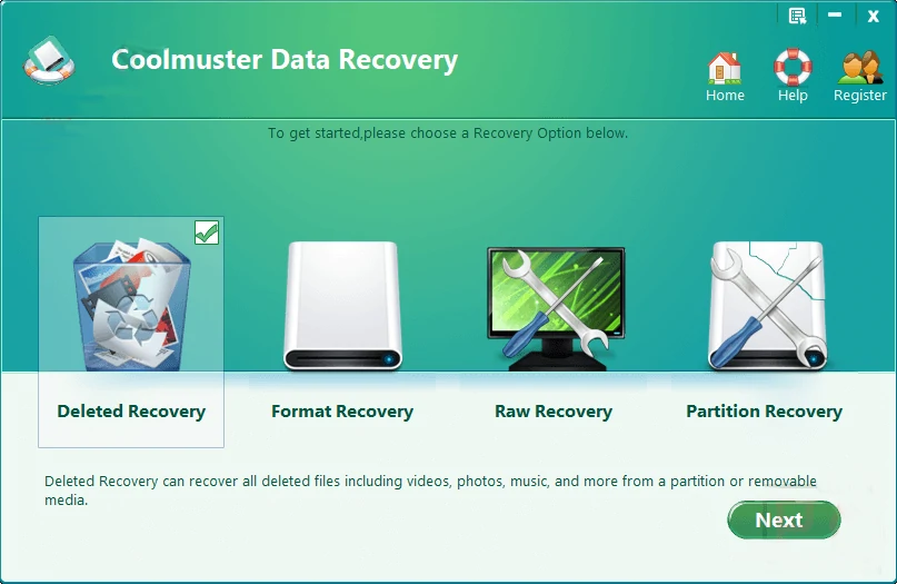 Nhận giấy phép Coolmuster Data Recovery (1 năm) miễn phí