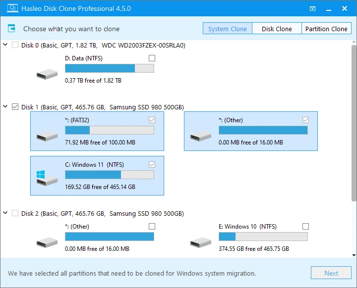 Nhận giấy phép Hasleo Disk Clone Pro (Lifetime) miễn phí