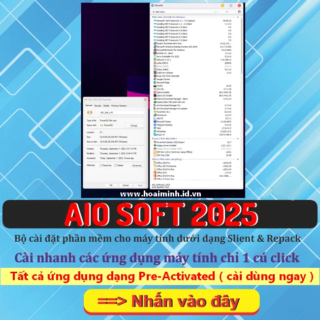 AIO Soft 2025 – Bộ sưu tập phần mềm cài nhanh cho máy tính