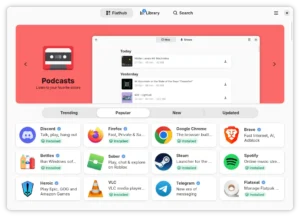 Flathub kho ứng dụng miễn phí trên Linux