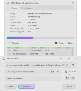 AB Download Manager  – Trình quản lý và tăng tốc download cho Linux